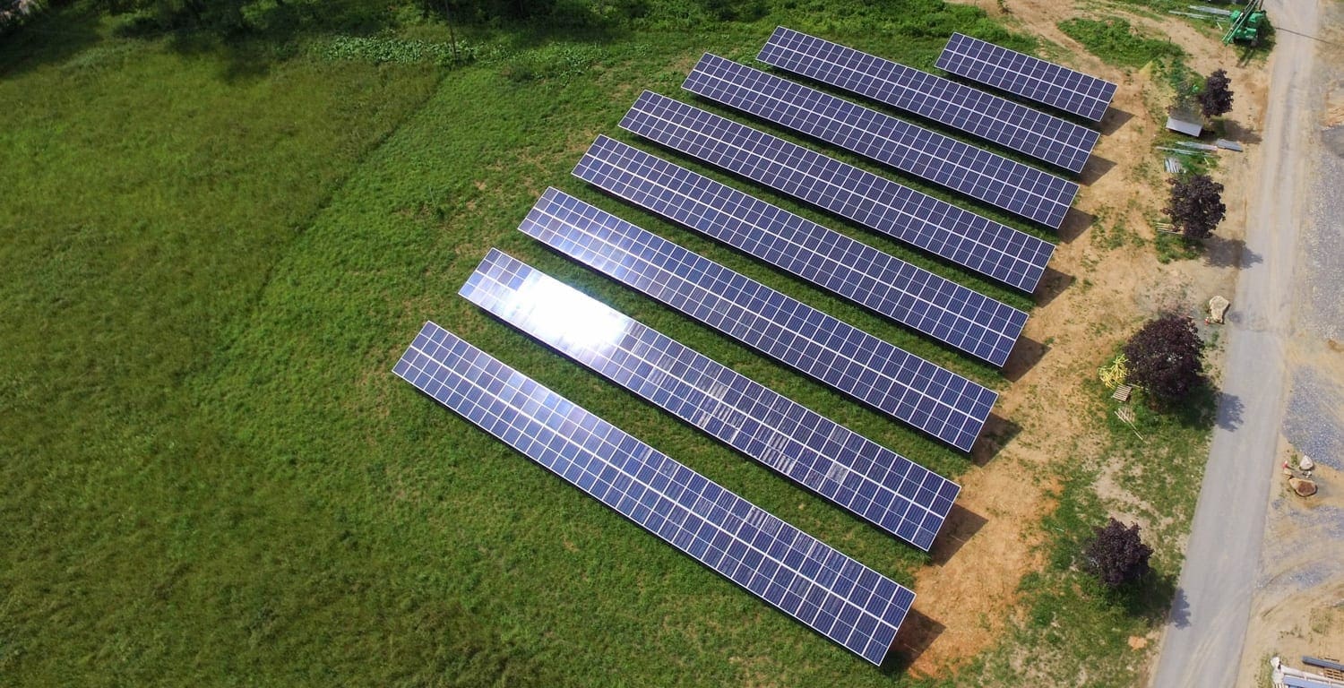 Solar farm agricultural property Maryland installer Aurora Energy Inc.