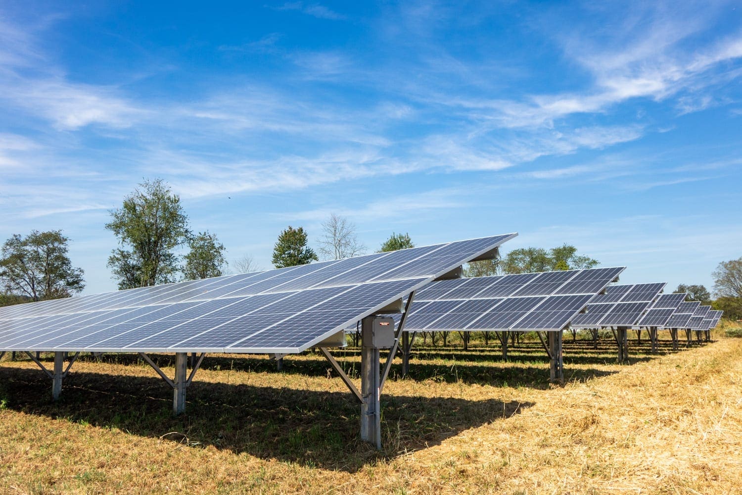 Solar for farms Maryland ground mount Aurora Energy Inc. installer