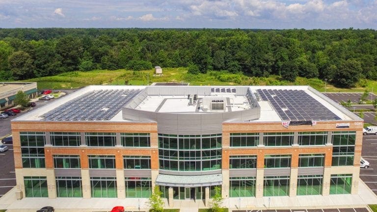 office building rooftop solar