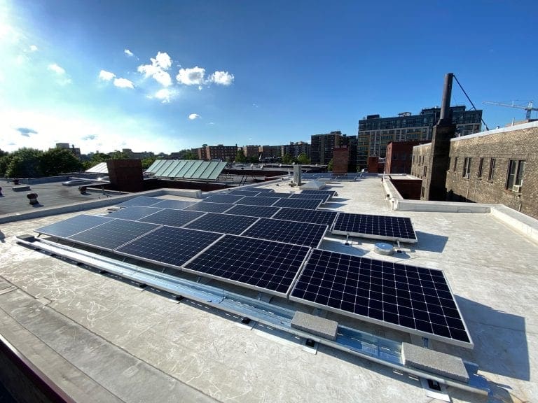 The Sheldon commercial solar array Washington DC