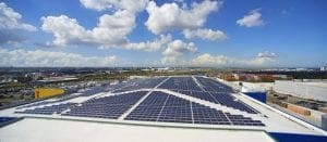 commercial solar company for warehouses aurora energy