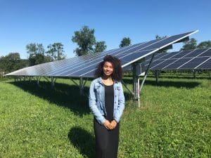 summer marketing intern Tayla - Aurora Energy Inc. commercial solar installers in DC/VA/MD