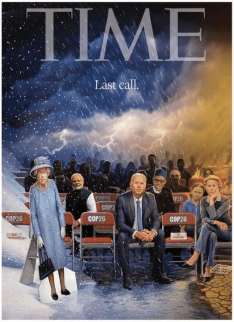 TIME magazine pre-COP26 cover climate change