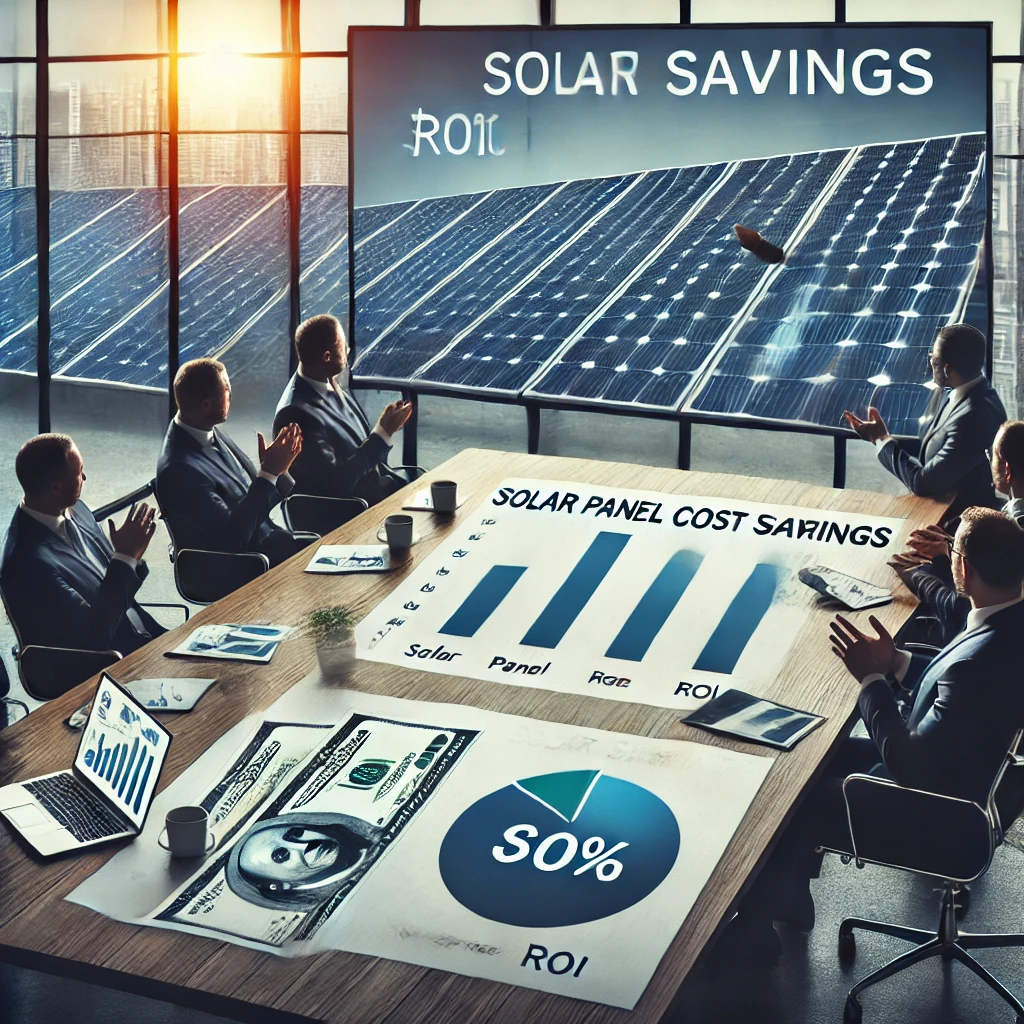 solar panel cost savings, financial impact and ROI 