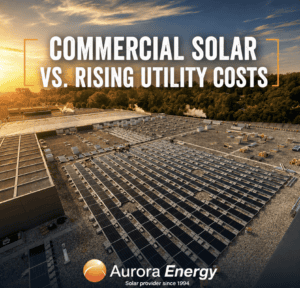 Commercial Solar vs. Rising Utility Costs in Maryland, DC & Virginia - Aurora Energy | Commercial Solar
